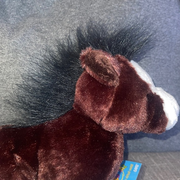 WEBKINZ Ganz Clydesdale Horse HM139 Hang/But tag no code stuffed animal plush - Picture 9 of 16